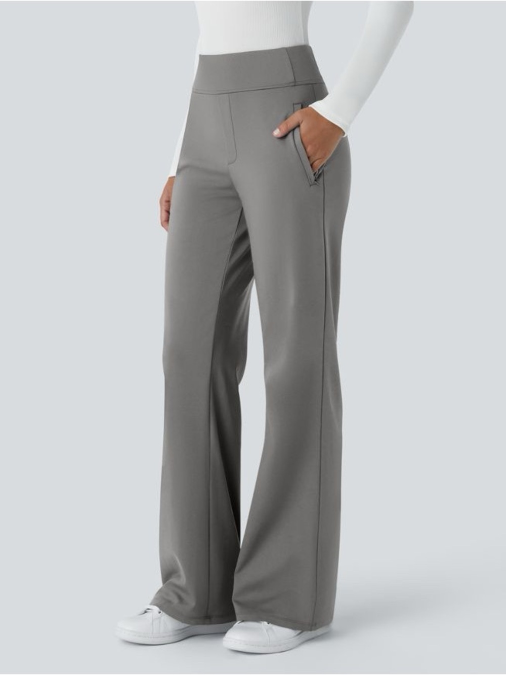 NWT Halara Flex Wide-Leg High-Rise Pants / Trousers M TALL